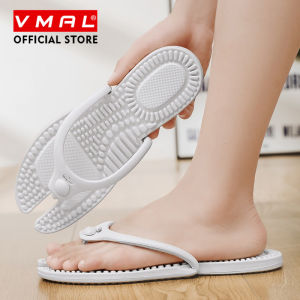 VMAL Summer Men Flip Flops Slippers Quick Dry Casual Shoes Beach Sandals Non-Slip Home Bathroom Folded Storage Slipper for Men 35-46