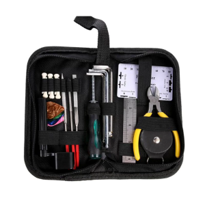 Musical Instrument Maintenance Set with Measurement Gauges String Cutter Professional Tool for Guitar Bass Mandolin