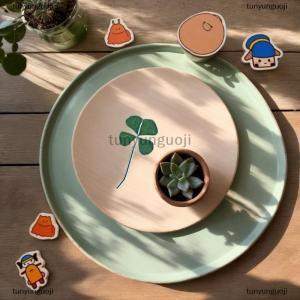 [COD] tunyunguoji 1 5 10Pcs Lucky Clover Postcards Natural Grass Transparent Wishing Cards For Bookmarks