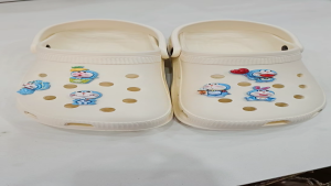 Charm sticker 3D jibbitz gắn dép sục dép cross mẫu A55 doremon