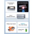M.2 ORICO 3.5/2.5 "Dual Hdd/ SSD Enclosure USB C HUB แบบมัลติฟังก์ชั่น10 In 1แท่นวางมือถือพร้อม PD100W Type C USB HDMI RJ45พอร์ต SATA Sd/tf NVME สำหรับผู้สร้างมืออาชีพ (D35M2). 