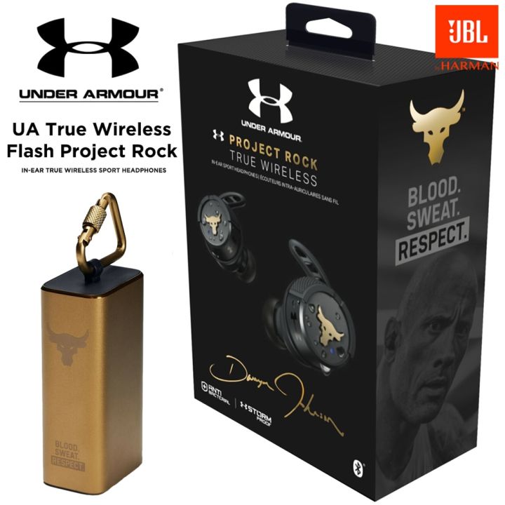 JBL Under Armour Project Rock True Wireless Earbuds Headphones