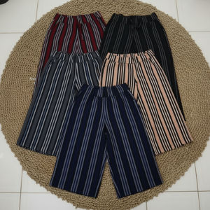 [ISI 5 PCS] Celana Pendek Wanita Dewasa Jumbo Motif Random - Kolor Santai Harian Bahan Adem Nyaman