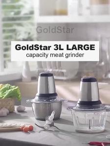 Gold Star Food Processor Meat Grinder Electric Food Grinder Multi Function Blender Meat Grinder