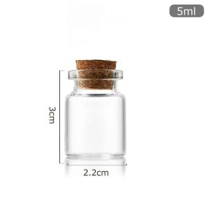 [HCM]Lọ Điều Ước thủy tinh mini  5-50ml kèm nút bần dùng để trang trí các bữa tiệc-GL314