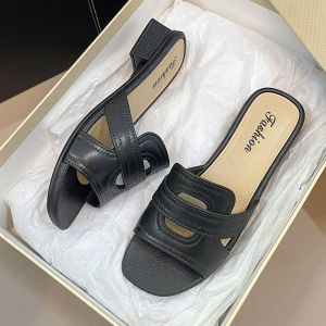 Free Shipping New Summer Fashion Slip-On Sandals Perfect For Outdoor Wear Beach Outings With A Soft Sole Wedge Heel And Non-Slip Design Versatile And Suitable For Women