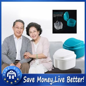 Local Delivery: One Blue & One White Denture Storage Box