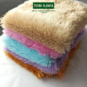 Kain Rasfur bulu lembut bahan karpet rasfur boneka bulu lembut raspur 50cm x 170 cm