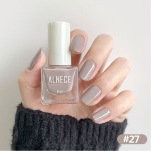 ALNECE 【Bisa Sholat✔️】 Perawatan Kutek peel off Baseminyak kilap minyak dasar halal muslimah kuku