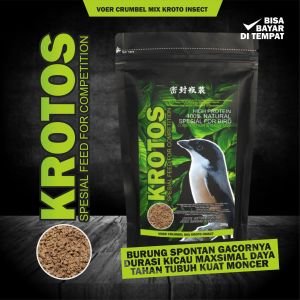 MAKANAN BURUNG VOER KROTO SPESIAL CENDET KICAU MAKSIMAL SPONTAN GACOR
