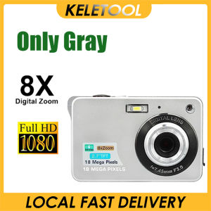 HD 48MP Digital Camera with 2.7" Large Screen Camcorder Camera 8x Zoom Anti Shake Portable Compact Camera Auto Focus Camera with 32GB Card