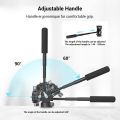 SmallRig หัวจ่ายน้ำมันขาตั้งกล้องวิดีโอ (รับน้ำหนักสูงสุด5กก.) พร้อมที่จับยืดได้ (ด้ามจับซ้าย/ขวาและปรับความยาว) Arca Swiss แผ่นปลดเร็วสำหรับกล้อง DSLR ขนาดกะทัดรัดมิเรอร์เลส3457. 