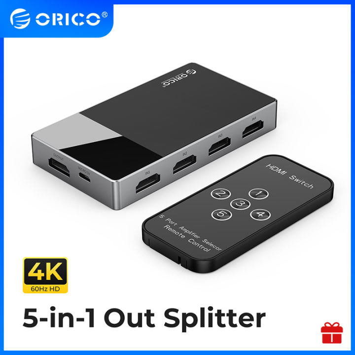 Bộ Chuyển Đổi HDMI 5 Trong 1 Ra, Bộ Chuyển Đổi Bộ Chia HDMI ORICO 4K ...
