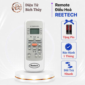 Điều khiển điều hòa Reetech Mã 04 Remote máy lạnh Reetech - Tặng kèm pin -T&U Remote