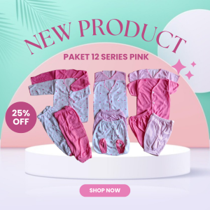 Paket 12 pcs Baju bayi newborn bahan premium 0-4 BULAN