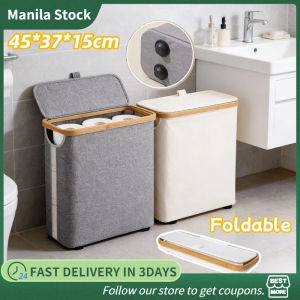 Toilet Paper Storage Basket Large Capacity Foldable Roll Paper Storage Basket Dustproof with Lid