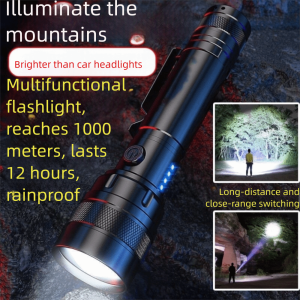 MECOME อายุการใช้งานยาวนาน 50000 ชั่วโมง ไฟฉาย LED ป้องกันฝน แบบพกพา ไฟทำงาน ใหม่ กำลังสูง ไฟกระพริบ กลางแจ้ง