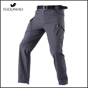 FUGUINIAO Quần Phong Cách Chiến Thuật IX9 Quần Túi Hộp Chiến Đấu Quân Đội Quần Jogger Nam Nhanh Khô Thường Ngày Túi Hộp