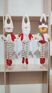 Christmas Doll Hanging Ornament Holiday Wall Hanging Decoration For Christmas Tree Door Window And Curtain Decorations