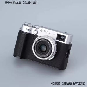 custom Photo Camera Genuine leather cowhide Bag Body  Case For Fujifilm X100Vi handgrip  new skin sleeve  base