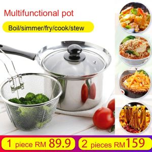 Super-life Japanese Style Stainless Steel Multifunctional Pot