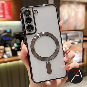CASE MAGSAFE CROME SAMSUNG GALAXY S21 FE / S21 ULTRA / S22 / S22 ULTRA / S23 / S23 FE / S23 PLUS / S23 ULTRA / S24 / S24 PLUS / S24 ULTRA / S25 / S25 ULTRA CASE PREMIUM MAGSAFE CRUM MAGNETIC WIRELESS