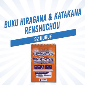 BUKU LATIHAN MENULIS HIRAGANA KATAKANA Renshuuchou Kamus Belajar dan Menghafal Cepat Bahasa Jepang Kotoba Kartu Edukasi Pelengkap Buku Gakushudo