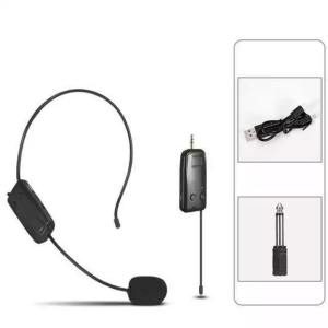 TOP PRODUK Erilles Mic Isi 2 PCS Microphone Wireless Universal 2.4GHz Headset with Receiver E65 / Mic Imam Masjid Terbaik Jarak Jauh 2 Mic Murah Bluetooth Tanpa Kabel
