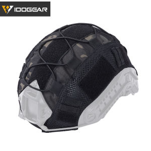 2025IDOGEAR Small Steel Scorpion  FAST Helmet Cloth Combat Camouflage Velcro Helmet Cloth Concealment Helmet Cloth Upgraded Version