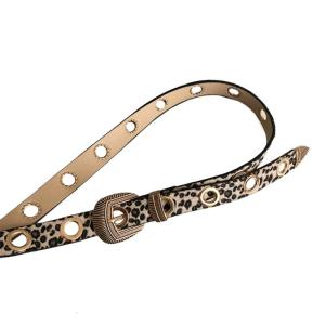 Versatiles Leopards Print Waist Belt Casual Business Waist Belt Durability Belt for Everyday and Party Wear