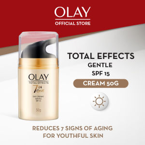 Olay Total Effects 7 Benefits Gentle Cream Moisturizer with SPF15 UV Protection 50G (Skincare/Anti Aging/Sunscreen)