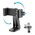 NEEWER Phone Holder Tripod Mount Clip with 1/4" Screw for 16 15 14 Pro Max Plus Samsung Galaxy S24 S23 Ultra, CL-06. 