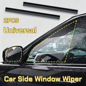 2PCS Car Side Window Wiper Universal Rubber Wiper Blade Durable Rubber Strip Replacement Parts