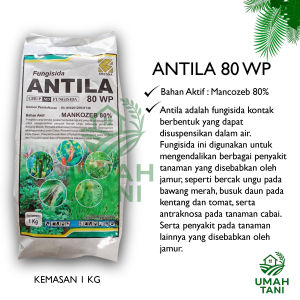 ANTILA 80WP KEMASAN 1 KG Mancozeb Fungisida Obat Pengendali Penyakit Jamur Pada Pertanian Perkebunan