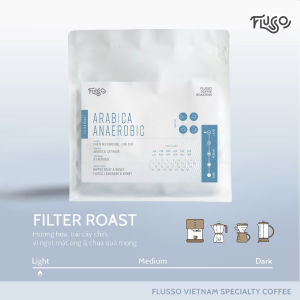 Cà Phê Arabica Anaerobic Flusso Coffee - Cà Phê Hạt Rang Xay Nguyên Chất Pha Cold Brew