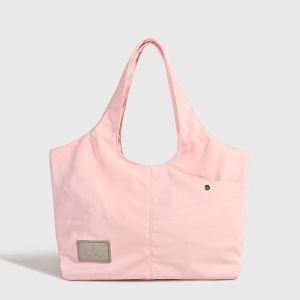 ALO Nylon Hobo Tote Bag for Women U Shape Large Shoulder Bag Lightweight Casual Work Shopping Handbag