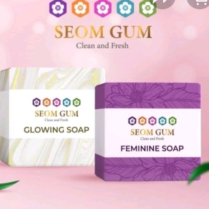 SABUN SEOM GUM CLEAN AND FRESH GLOWING & FEMININE SOAP 20gr / 100% Original BPOM