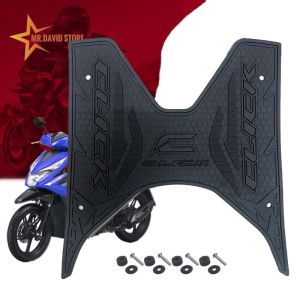 MR.DAVID Pure Rubber Footboard Matting For Honda Click V1 V2 125i 150 Motorcycle