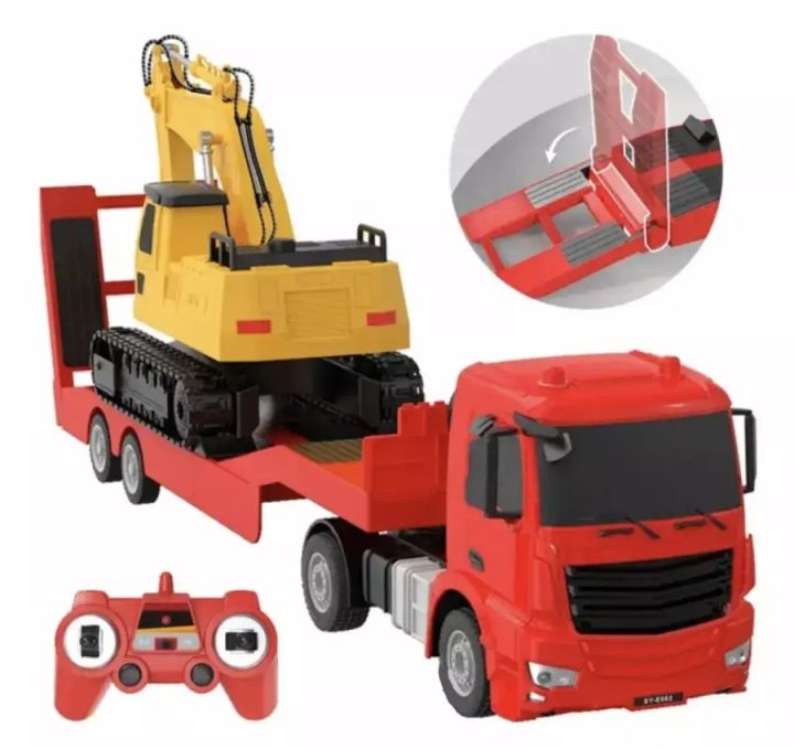 RC Mercedes-Benz Arocs Flat Bed Trailer 1/14 R/C Mercedes-Benz