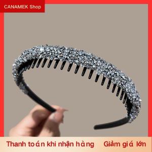 CS Không trượt Rhinestone tóc Hoops ban nhạc phụ nữ răng đàn hồi headbands cho phụ nữ sáng bóng tóc sang trọng Hoops
