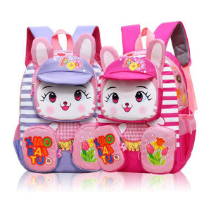 LVYIMAO [คูปอง 50%] 👍 กระเป๋าเป้สะพายหลังเด็ก กระเป๋าเป้สะพายหลังการ์ตูนใหม่สำหรับเกรด 3-6 กระเป๋าเป้สะพายหลังตัวละครการ์ตูนสองคู่สำหรับนักเรียน กระเป๋าเป้ส 🎁 [ของขวัญฤดูกาลโรงเรียน]