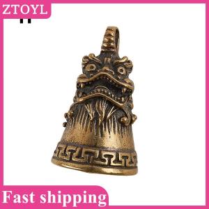 ZTOYL💝 Brass six-character bell brass gourd pendant keychain brass pendant