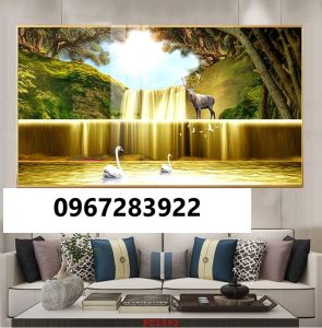 Tranh gạch phong cảnh trang trí tường