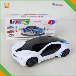 Mainan Anak Mobil Mobilan Ada Suara dan Lampu Warna Warni Bump n Go Sports Car 3D Light