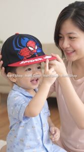 [BÁN CHẠY] Nón Snapback Bé Trai NaHi Shop Thêu Nổi Siêu Anh Hùng Cotton Đứng Form Cho Bé Từ 3 Tuổi