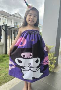 กระโจมอก ผ้านาโน ลายการ์ตูน เด็กโต 5-15 ขวบ พร้อมส่ง ผ้านุ่มใส่สบายแห้งง่าย