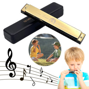 Sportschannel 24 Lỗ Nhỏ Gọn kèn ác mô ni ca C Key Trọng Lượng Nhẹ Harmonica Chuyên Nghiệp Nhạc Cụ Cho Motivational Quà Tặng