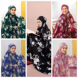 Mukena wanita bahan adem Mukena mewah elegan 2025 Mukena traveling mini Mukena dewassa terbaru