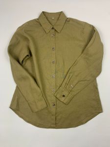 G7 French pure linen 14 Linen Long Sleeve Shirt New Style Youjia Shirt 7/7