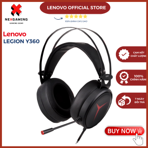 Tai nghe gaming Lenovo Legion Rescuer Y360 giả lập âm thanh vòm 7.1 chính hãng bảo hành lên tới 12 tháng